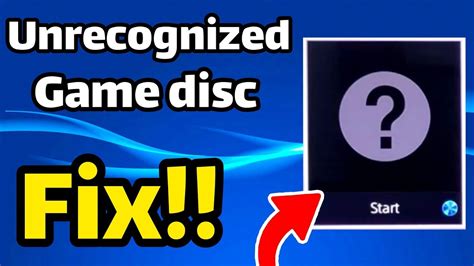 How To Fix Ps Unrecognized Game Disc At Youtube