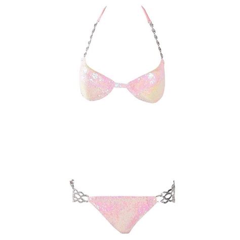 Cekinowe bikini zdobione kryształkami Swarovskiego Billion Ladies