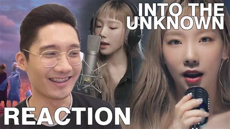 Reaction TAEYEON Into The Unknown From Frozen 2 Music Video YouTube