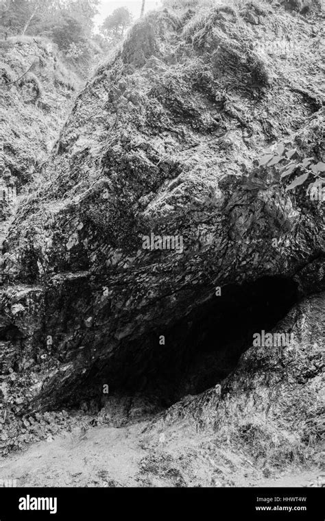 Cave In Natural Park Vysoke Tatry Stock Photo Alamy