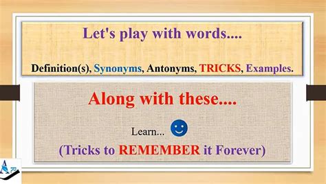 Cogent How To Remember English Vocabulary With Tricks Mnemonics