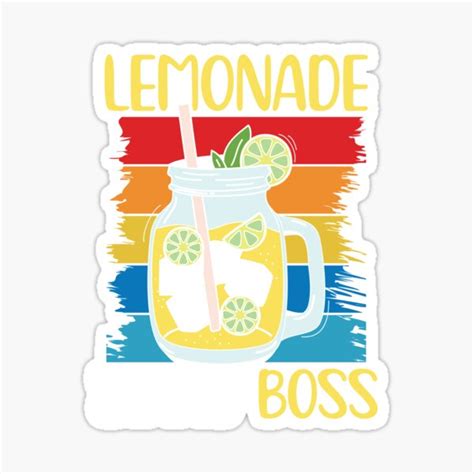 Lemonade Stand Boss Sticker For Sale By Froi02 Redbubble