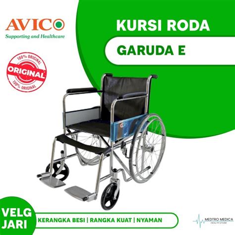 Jual KURSI RODA AVICO GARUDA E HITAM VELG JARI AVICO KURSI RODA