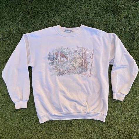 Vintage 90s Northern Reflections Nature Crewneck Depop