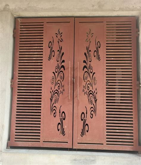 Modern Mild Steel Brown Ms Grill Main Gate For Home Hotel And Temple