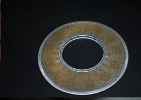 Round Shape Stainless Steel Mesh Screen Filter , High Tensile Strength