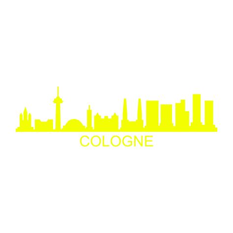 Cologne skyline on white background 4433609 Vector Art at Vecteezy