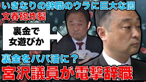 文春砲炸裂！裏金でパパ活に不倫か？宮澤博行自民党議員が電撃辞職！潔すぎる辞職のウラにある巨大な政治問題。安冨歩元東京大学教授。一月万冊 Youtube