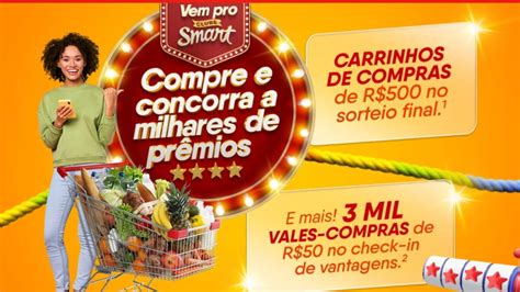 Promoção Smart Supermercados 2023 Concorra a R 50 mil em prêmios