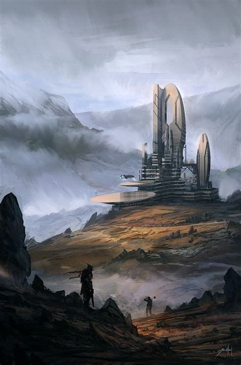 Hunter Jorge Jacinto Sci Fi Landscape Fantasy Landscape Alien Worlds