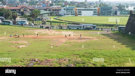 Galle Cricket Ground And Fort Sri Lanka Stock Photo Alamy