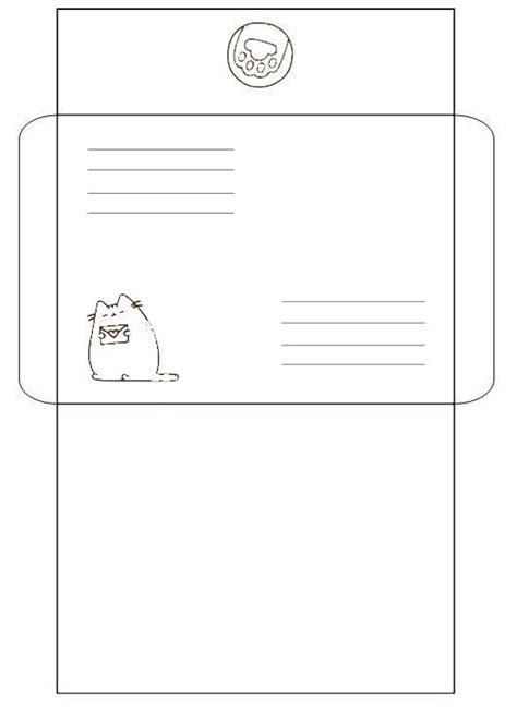 Пин от пользователя Betsey Ranger на доске Templates | Шаблон конверта ...