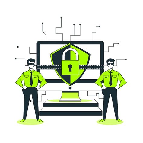 Ilustración Del Concepto De Seguridad Vector Gratis