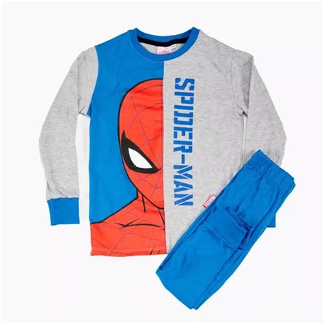 Pijama Spiderman Ni O Manga Larga Marvel Original