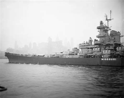 View Of The Battleship Uss Missouri Our Beautiful Wall Art And Photo