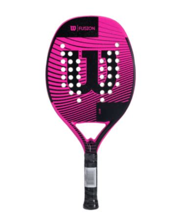 Raquete De Beach Tennis Wilson Fusion Rosa Loja De Esporte