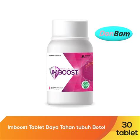 Jual Imboost Isi 30 Tablet Daya Tahan Tubuh Botol 30 Tablet Shopee