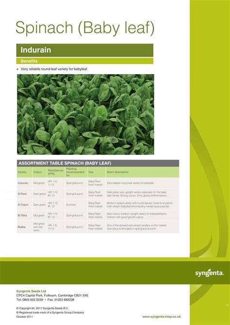 Brochure Pdf Syngenta