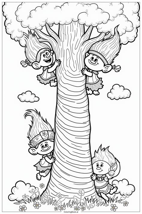 17 Trolls Coloring Pages Free Pdf And Png Printables