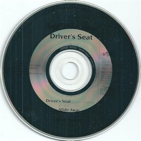 Drivers Seat De Sniff N The Tears 1991 Cd Sph Records Cdandlp