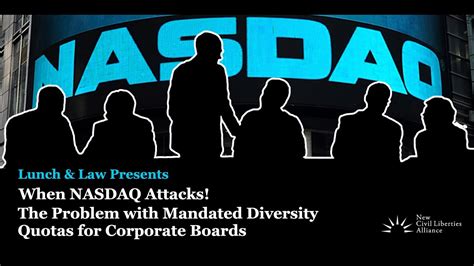 When Nasdaq Attacks The Problem With Mandated Diversity Quotas For Corporate Boards Youtube