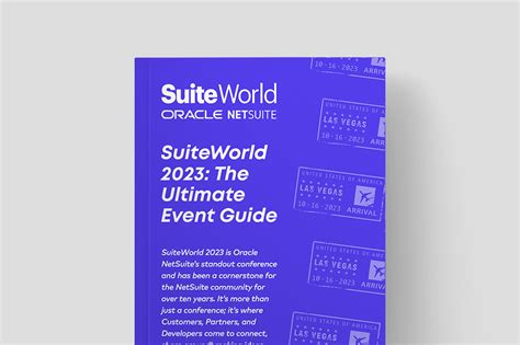 SuiteWorld 2023 The Ultimate Event Guide Vendelux