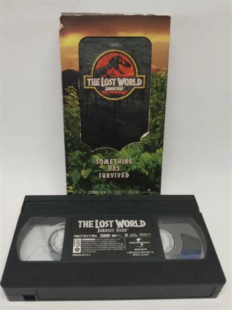 Jurassic Park Vhs Tape The Lost World Something Has Survived