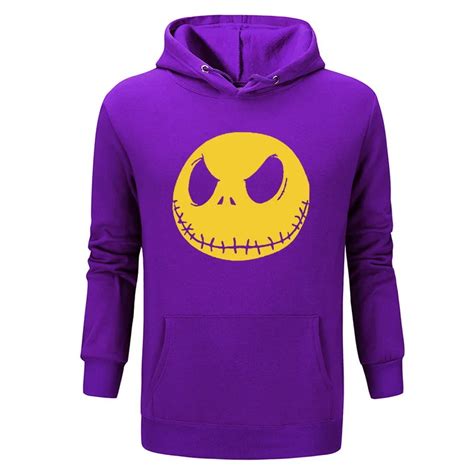 nightmare before christmas cartoon Jack Skellington Hooded Hoodies men ...