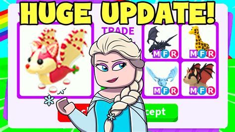 Trading New Strawberry Bat Dragon Winter Update Adopt Me Youtube