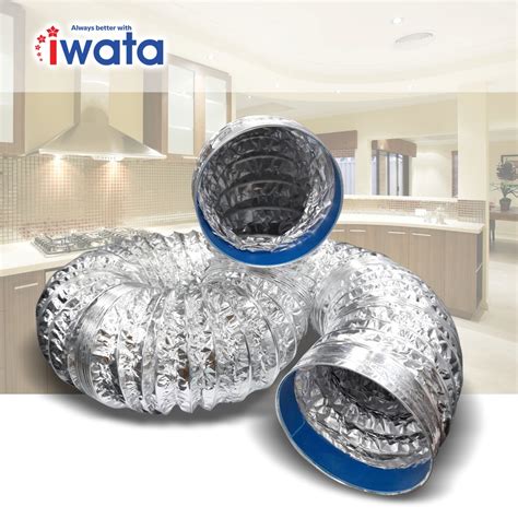 Iwata Flexible Aluminum Foil Ventilation Duct Shopee Philippines