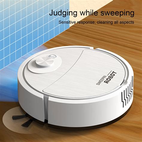 Pebbuoy Intelligent Sweeping Robot Vacuum Cleaner Strong Suction Low