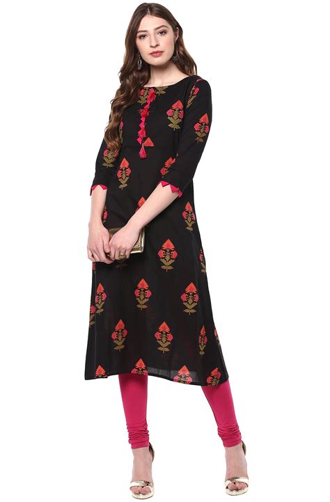 Janasya Indian Tunic Tops Cotton Kurti For Women Jne Kr S To