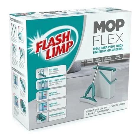 Mop Flex Flash Limp 10 litros mop 7092 em Promoção Ofertas na