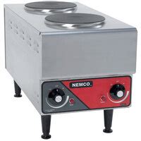 Nemco Electric Countertop Raised Hot Plate With Solid Burners V