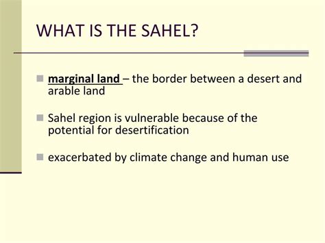 Ppt Desertification And The Sahel Powerpoint Presentation Free