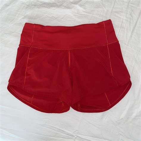 Lululemon Speed Up Short In The Color Dark Red” ️ Depop