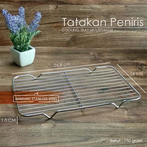 Jual Cooling Tray Tatakan Saringan Peniris Minyak Panggangan