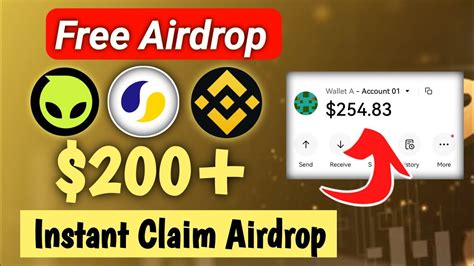 200 Instant Claim Airdrop New Crypto Airdrop Binance New Airdrop