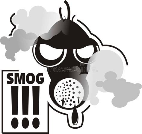 Smog Mask Stock Illustration Illustration Of Health 22387437