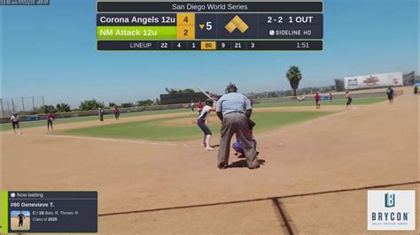 Nm Attack 12u Vs Corona Angels 12u 20230711 Youtube