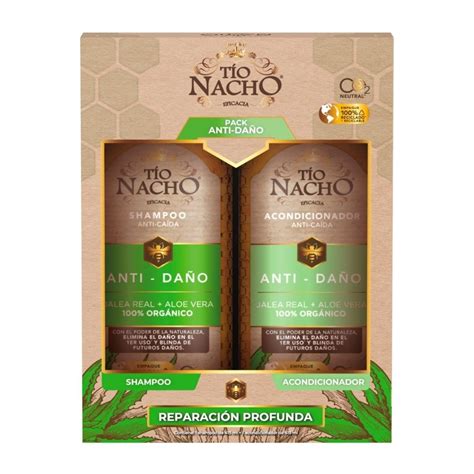 Anti Daño Aloe Vera Shampoo 415 mL Acondicionador 415 mL Cruz Verde