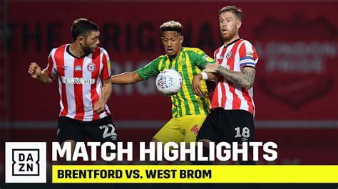 Highlights Brentford Vs West Brom Efl Championship Youtube