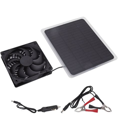 Kit Ventilator Cu Panou Solar Kkvogmle Usb Negru Emag Ro