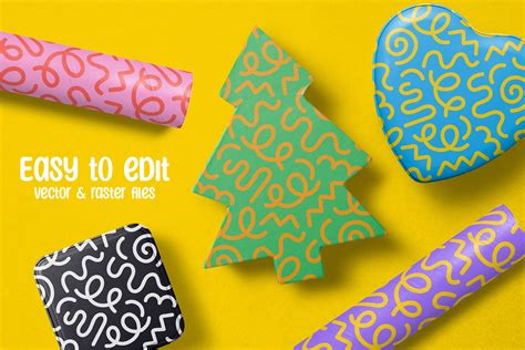 Squiggly Pattern Pack on Behance