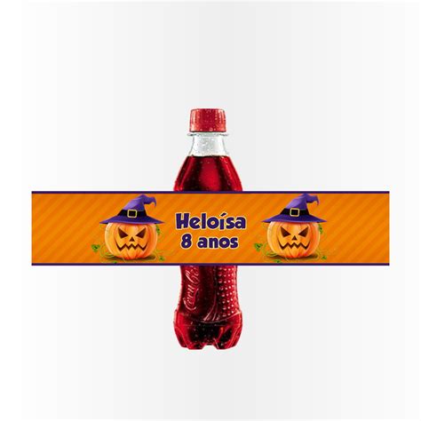 Rótulo Adesivo Mini Coca Cola Halloween Elo7 Produtos Especiais