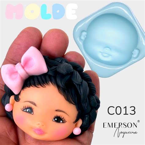 Molde de silicone C013 cabeça para topo Emerson arte