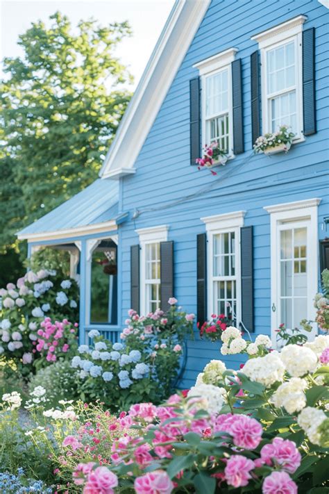 Blue Home Exterior Paint Ideas