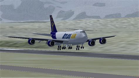 FlightGear 747 8F Butter Landing Swiss001landing YouTube