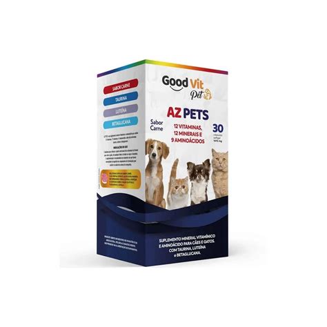 Good Vit Pet Az Pets 30 Cápsulas Drogaria Nossa Farma