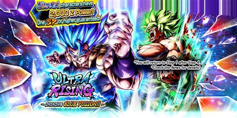 Ultra Rising Shining Blue Fusion Summon Simulator Dragon Ball